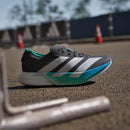 Adidas Adizero Adios Pro 4 Core Black Matte Silver Glory Green