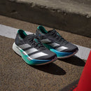 Adidas Adizero Adios Pro 4 Core Black Matte Silver Glory Green